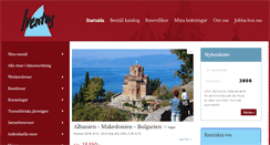 Desktop Screenshot of iventustravel.se